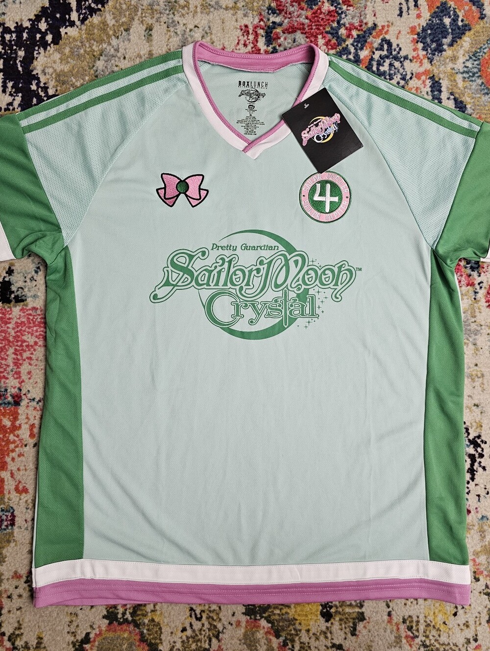 SAILOR MOON CRYSTAL SOCCER JERSEY Mens XL BOX LUNCH EXCLUSIVE JUPITER